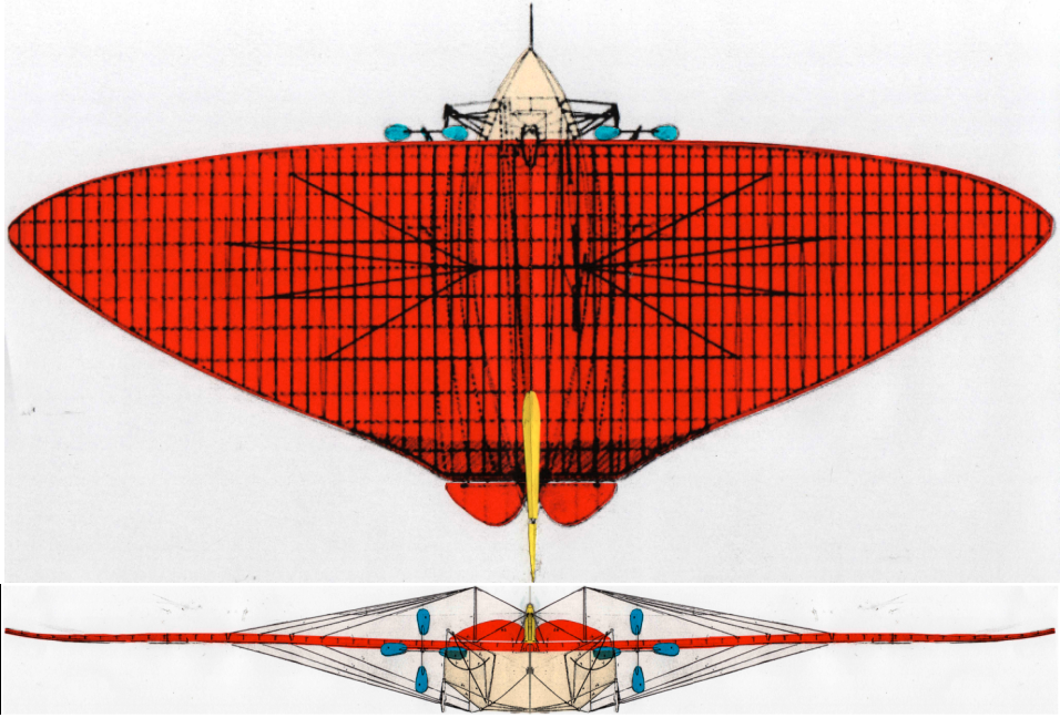 Illustration de l'aéroplane de Pénaud